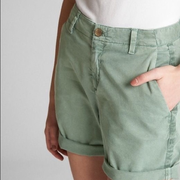 NWT GAP Gray 5”Chino Shorts Cotton - Picture 5 of 7